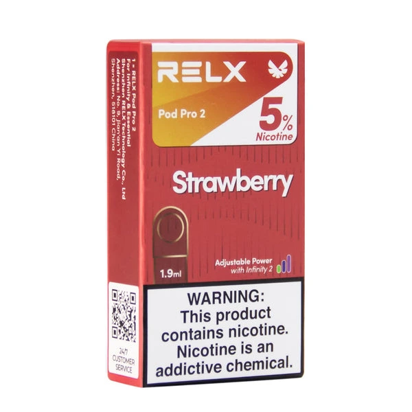 RELX悅刻六代煙彈-Relx6代菸彈-5%尼古丁草莓-實拍圖